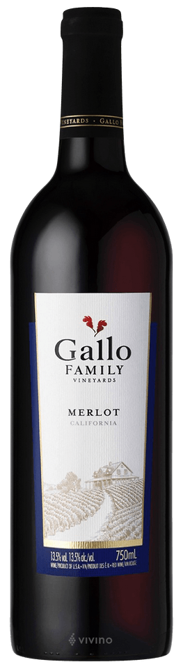 WINE GALLO FAMILY VINEYARDS MERLOT RED 750ML by gallo family - Compare prices in UAE